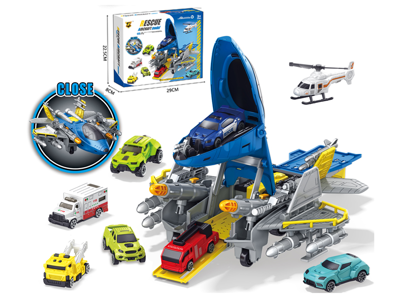 Fighter Parking Lot Toy Set