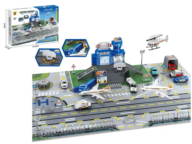 Airports Parking Lot Toy Set