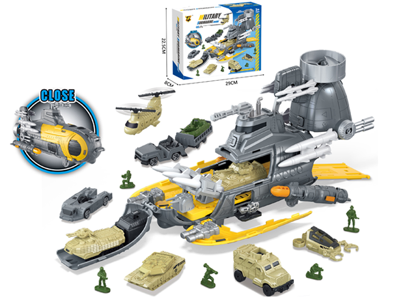 Fighter Parking Lot Toy Set