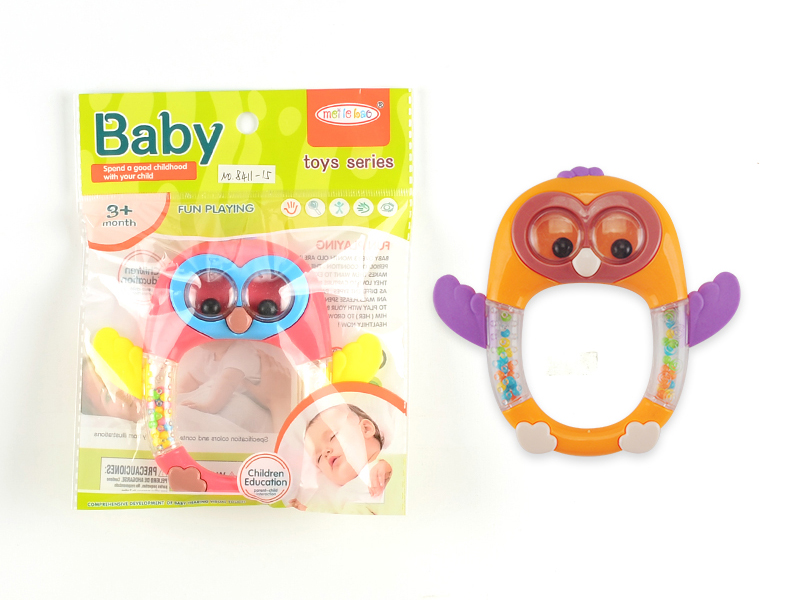 Penguin-Shaped Teether Rattle