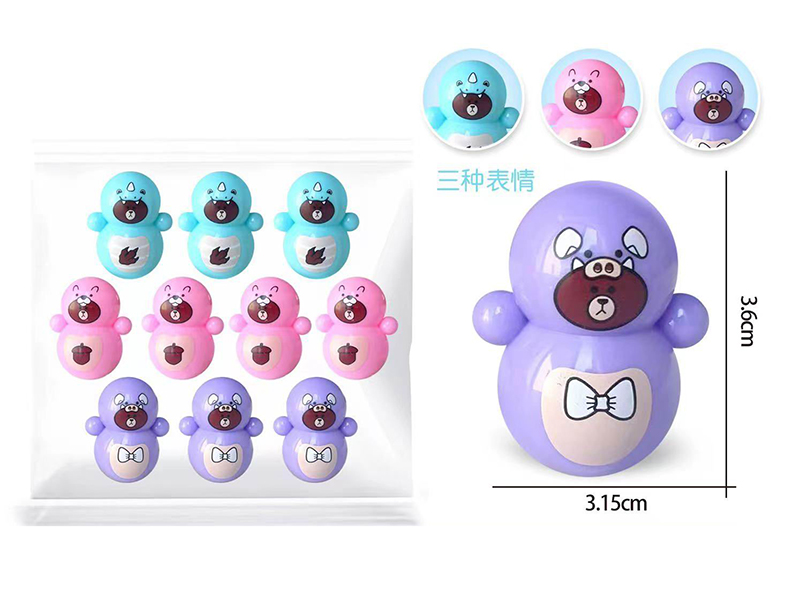 Brown Bear Tumbler Toys