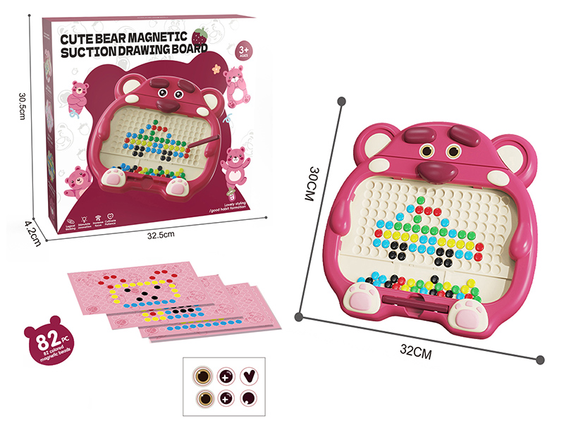 Cute Bear Magnetic Suction Drawing Board