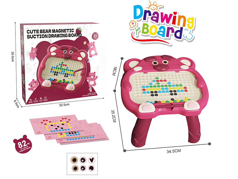 Cute Bear Magnetic Suction Drawing Board
