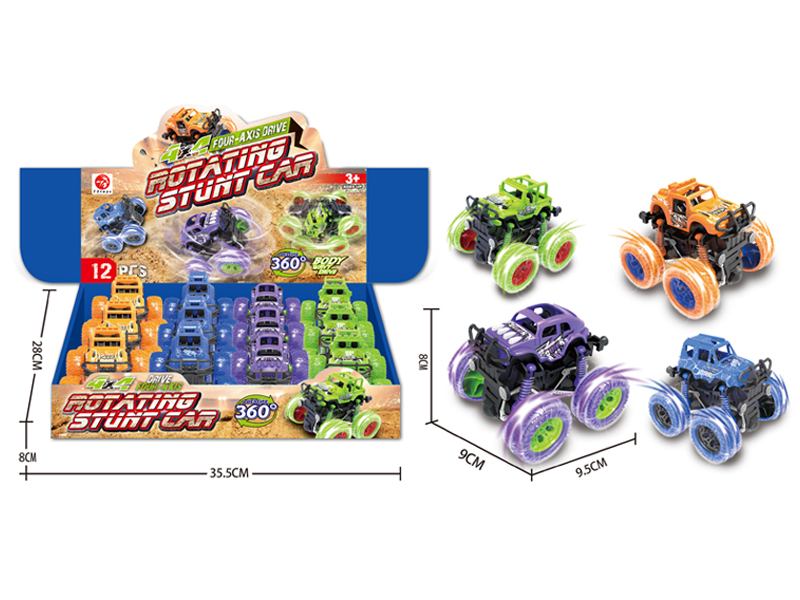 12PCS 4WD Friction Off-Road Vehicle