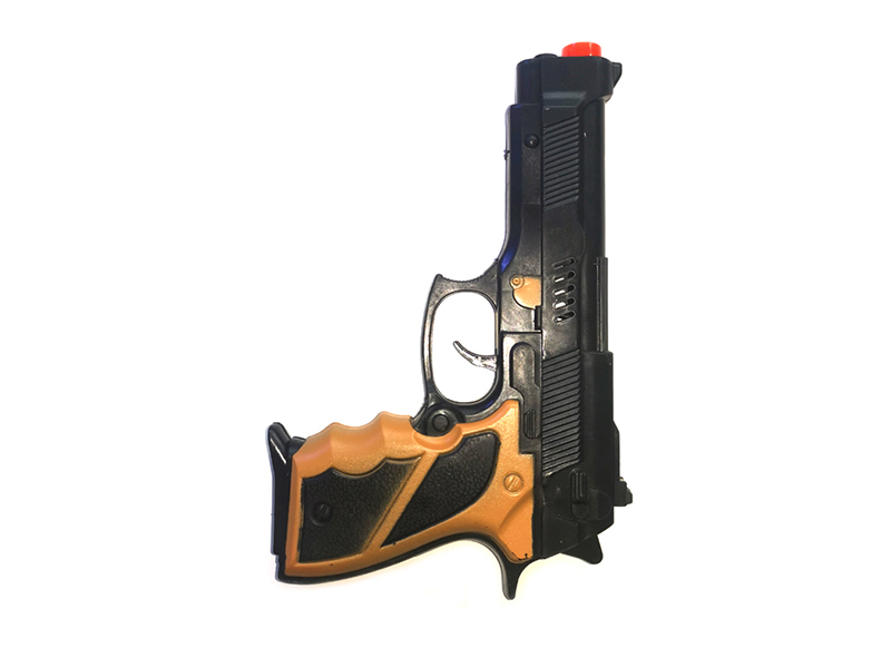 Painted Brown Flint Gun Toy