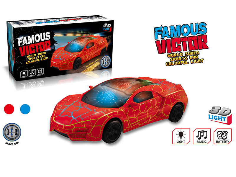 B/O Go And Bump Lykon Sports Car With 3D Lights And Music