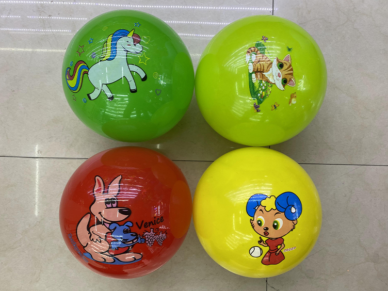 9 Inch Cartoon Printed Ball