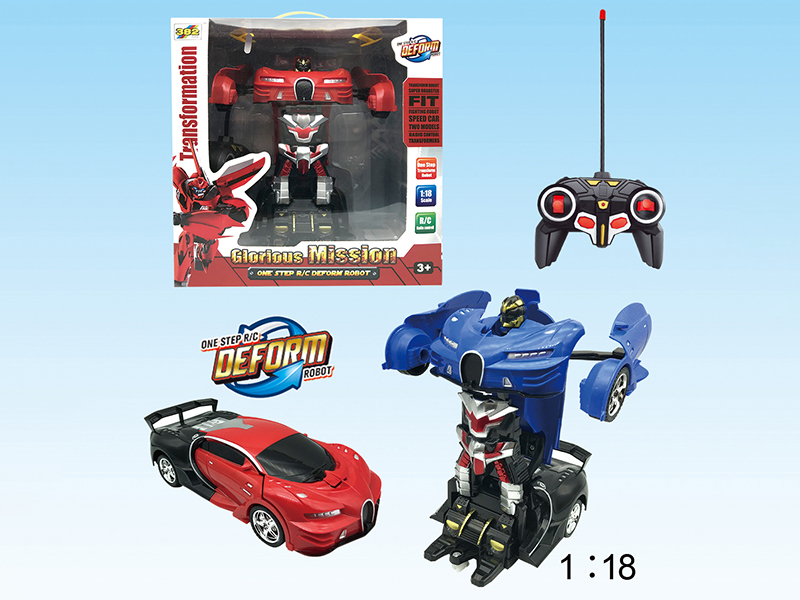 6 Channel Remote Control One-Key Transformation Car(Bugatti)