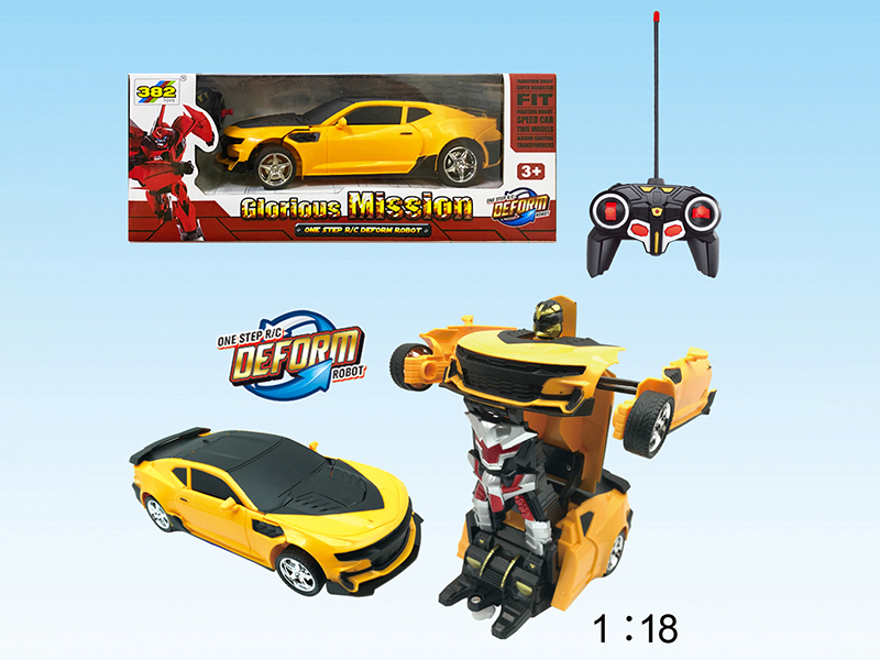 6 Channel Remote Control One-Key Transformation Car(Chevrolet Camaro)
