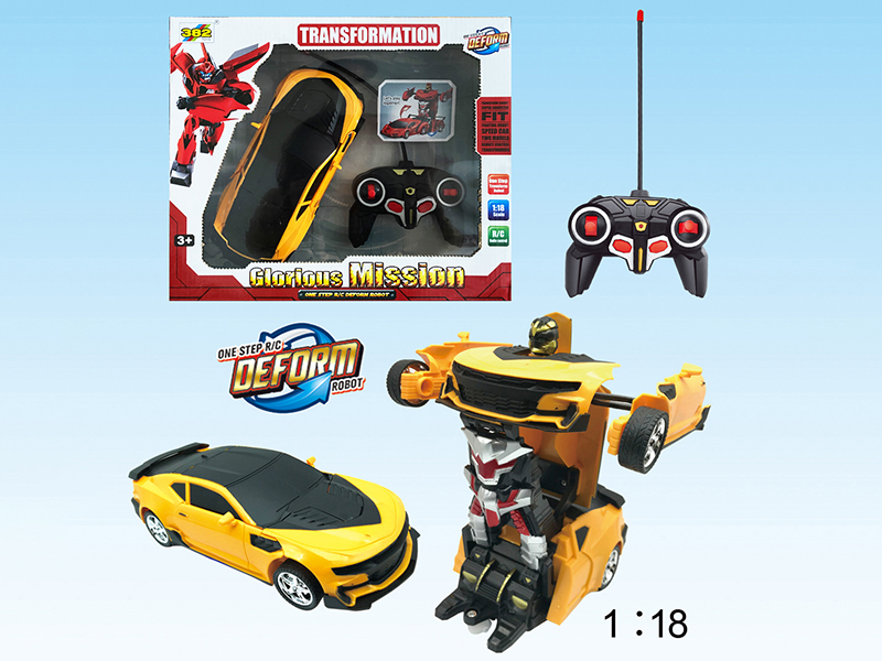 6 Channel Remote Control One-Key Transformation Car(Chevrolet Camaro)