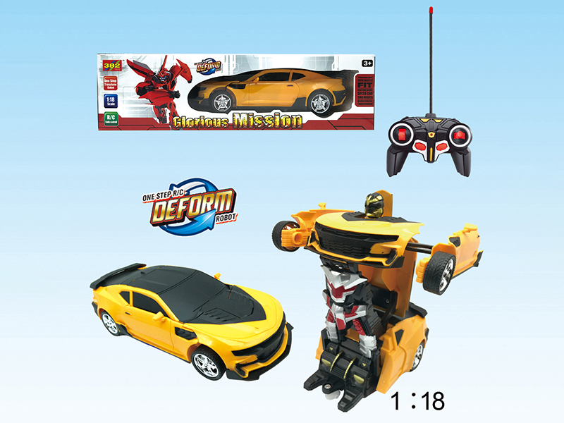 6 Channel Remote Control One-Key Transformation Car(Chevrolet Camaro)