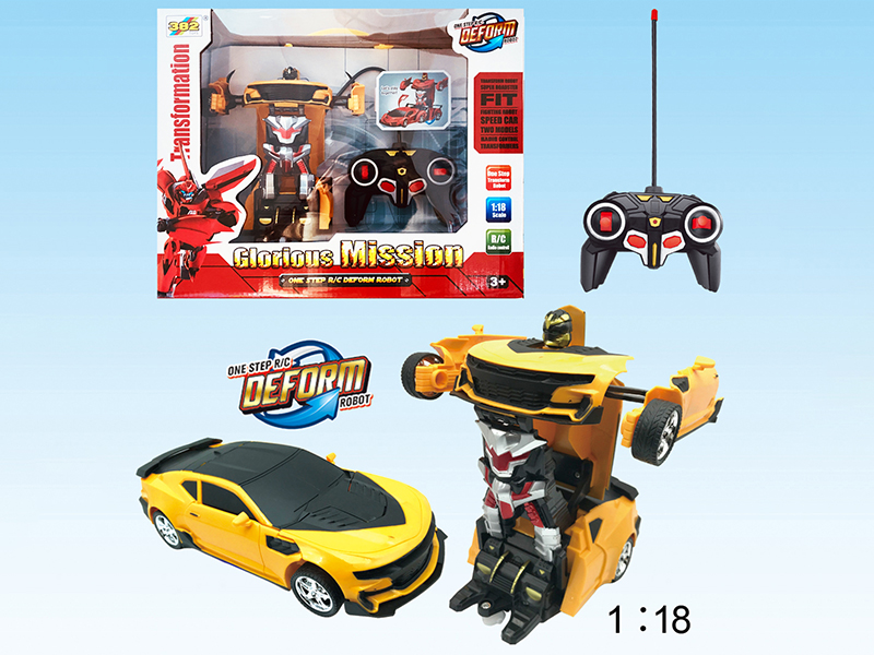 6 Channel Remote Control One-Key Transformation Car(Chevrolet Camaro)