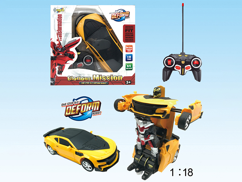 6 Channel Remote Control One-Key Transformation Car(Chevrolet Camaro)