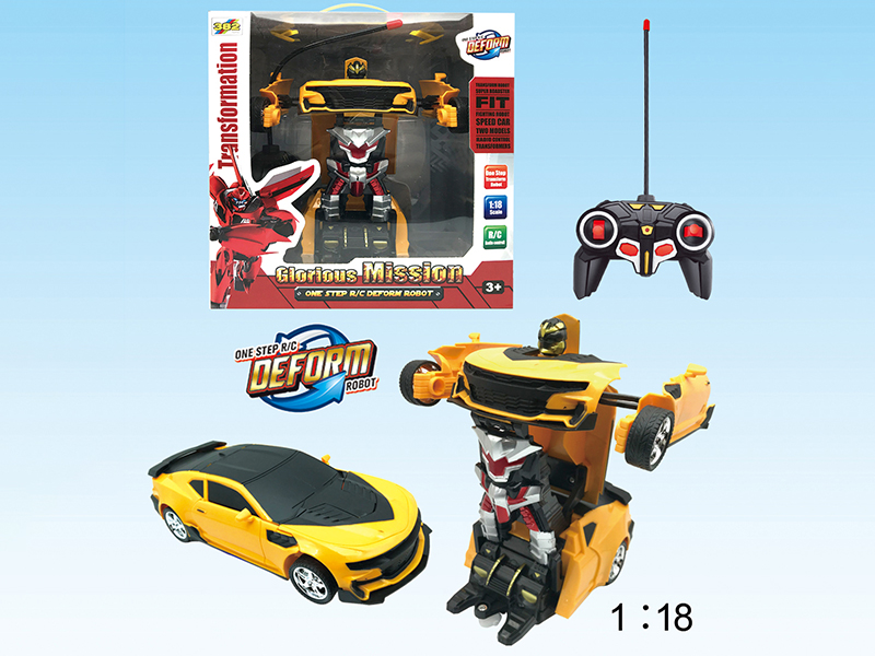 6 Channel Remote Control One-Key Transformation Car(Chevrolet Camaro)