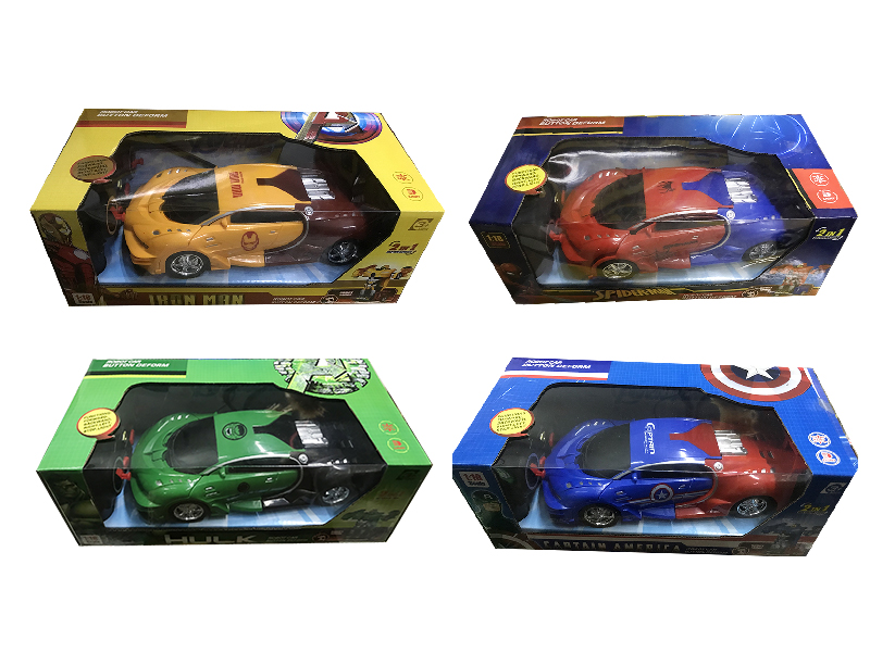 6 Channel Remote Control One-Key Transformation Car(Bugatti)