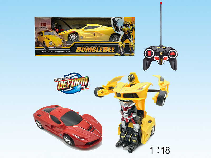 6 Channel Remote Control One-Key Transformation Car(Ferrari)With USB