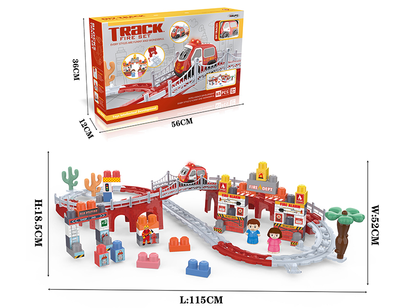 Fire Engine Track Set