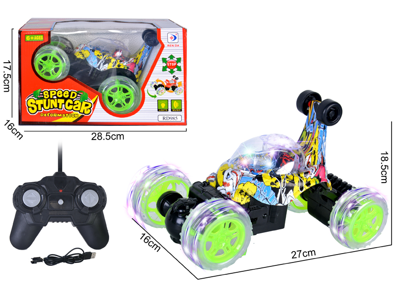 R/C Graffiti Stunt Tipper Truck