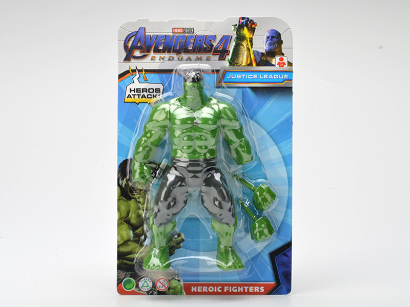 The Hulk Action Figure Toy With Colorful Lights