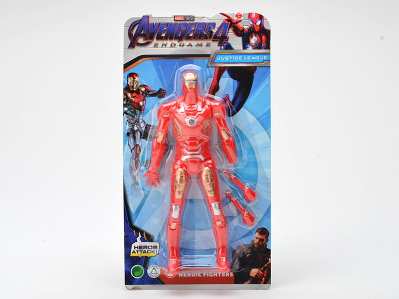 Iron Man With Colorful Lights