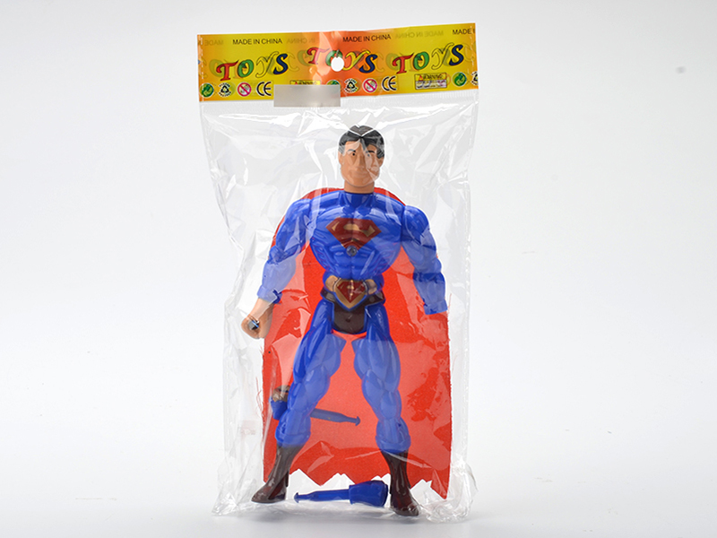 Superman With Colorful Lights