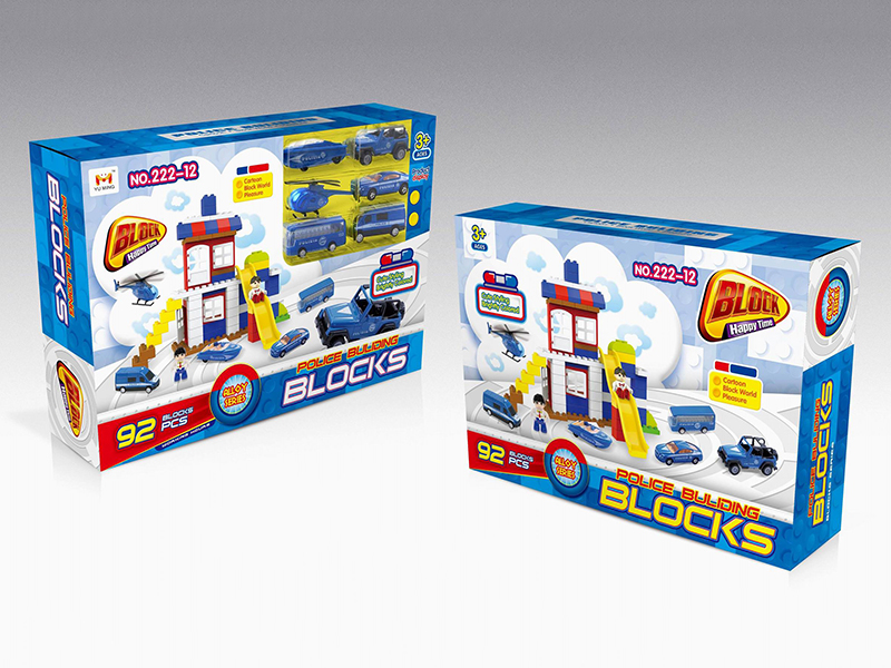 Alloy Series Police Building Blocks 92pcs