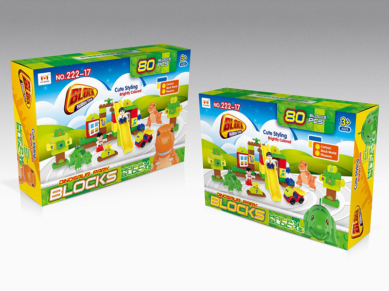 Dinosaur Park Building Blocks 80pcs