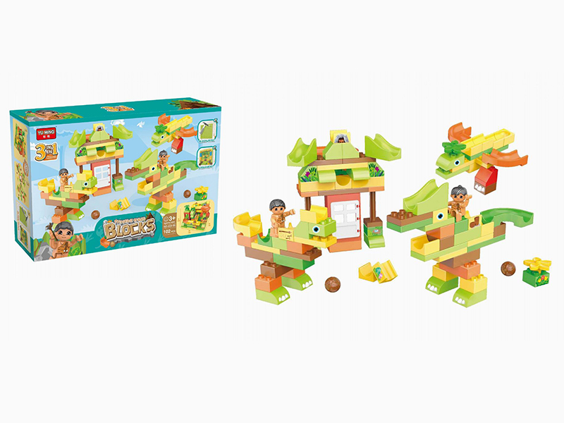 Primitive Tribes Building Blocks 102pcs