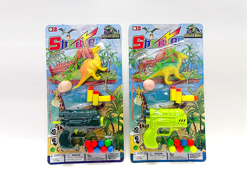 Table Tennis Gun (Ball+Soft Bullet+Dinosaur+Tree+Egg)