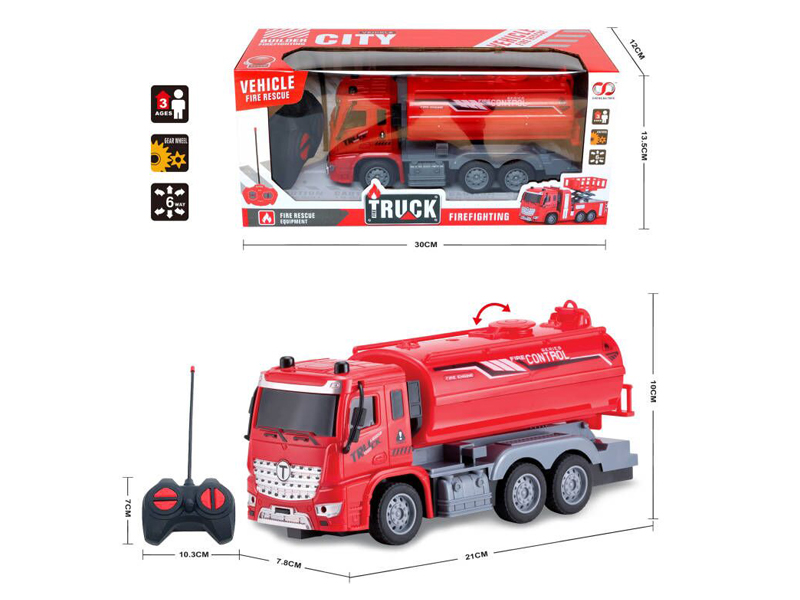 4Ch R/C Fire Water Storage Truck