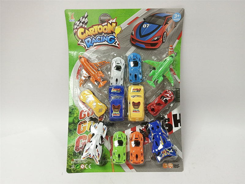 Pull Back Car/Airplane 12pcs
