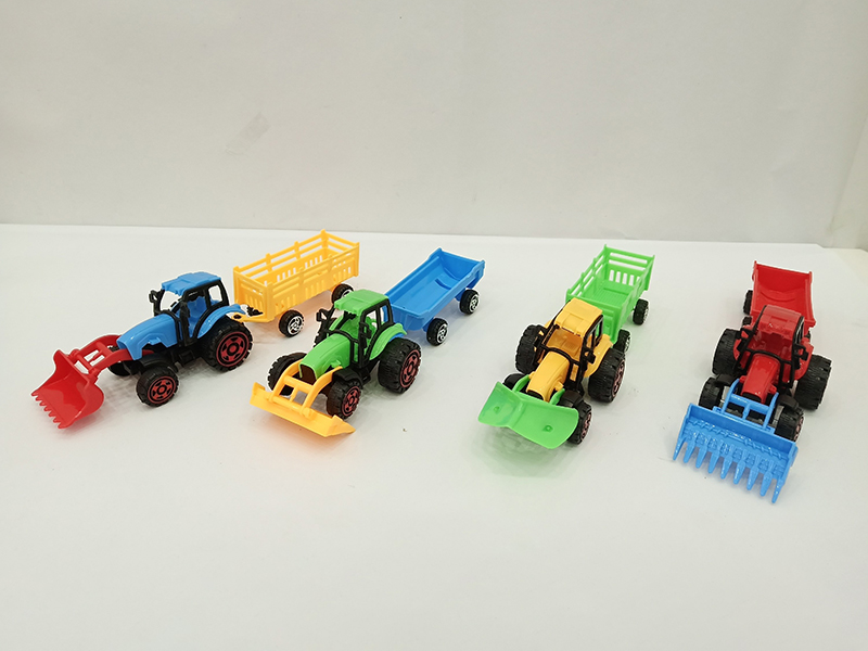 Pull Back Farm Tractor 