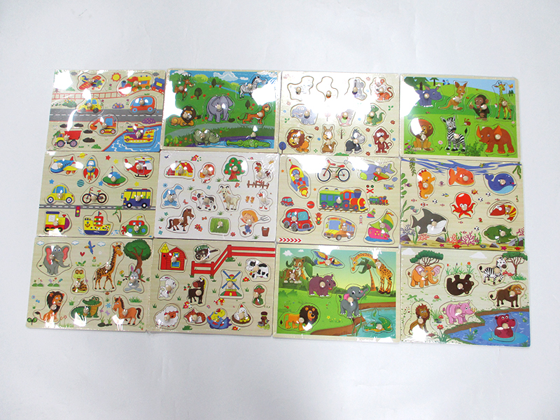 Wooden Nail Grab Board Toy