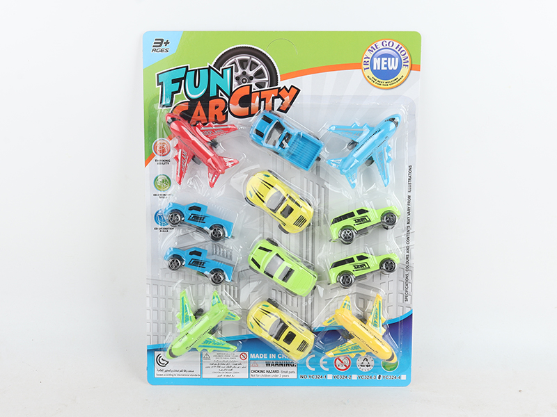 8 Slide Cars + 8 Slide Motorcycle