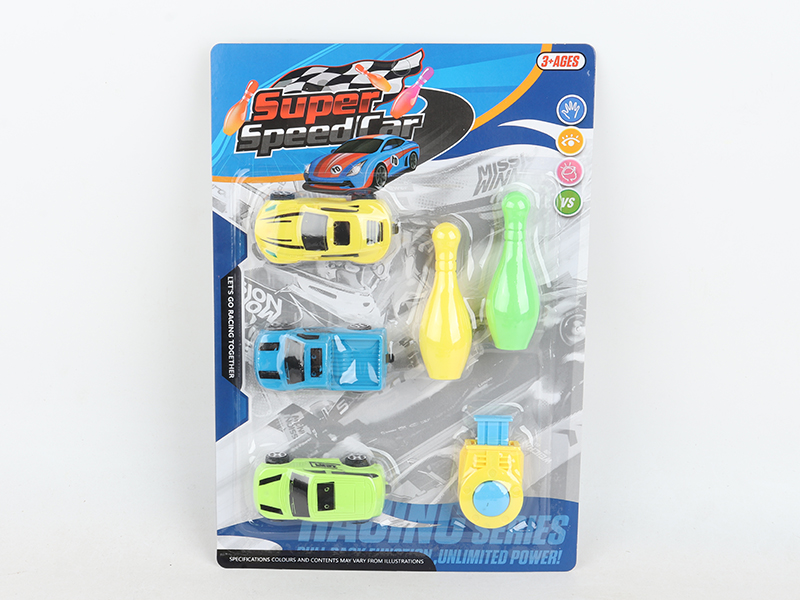 3 Slide Cars + 2 Bowling + 1 Launcher