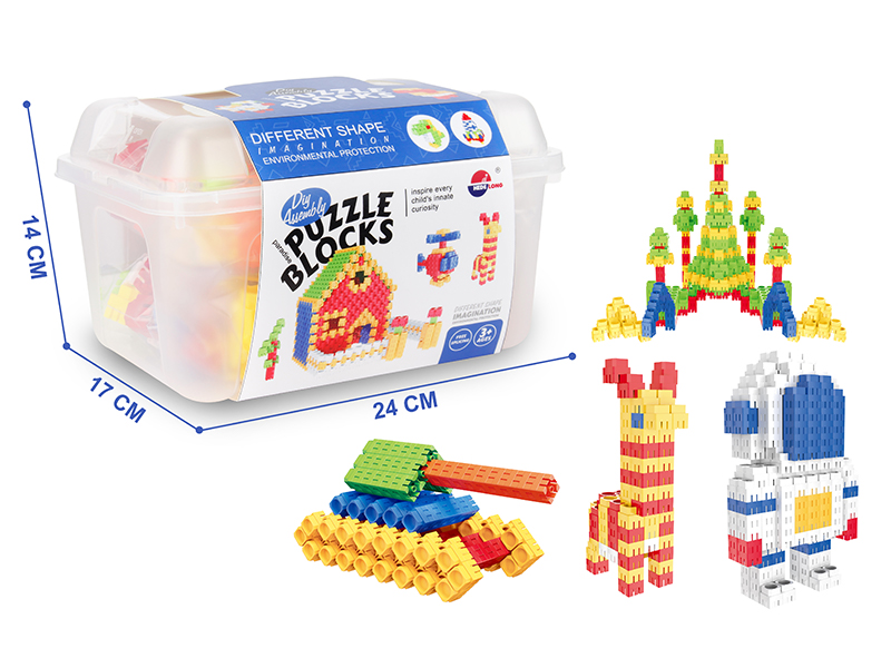 DIY Puzzle Hexagonal Building Blocks(192PCS)
