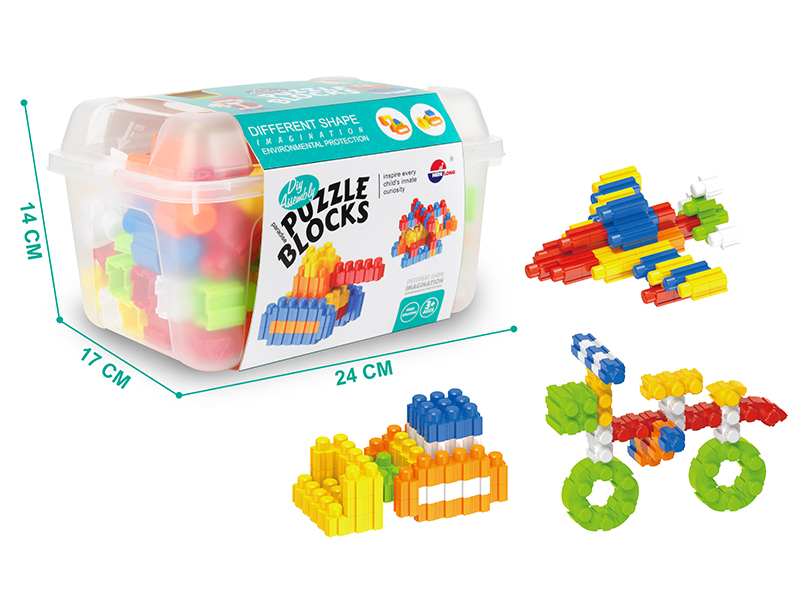 DIY Puzzle Puzzle Building Blocks(120PCS)