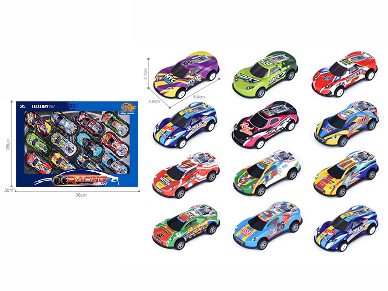 Light Alloy Pull Back Car