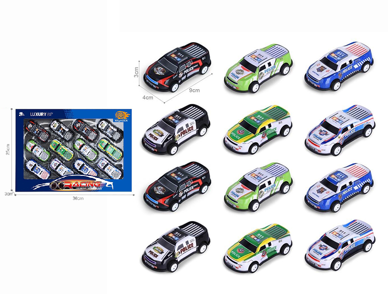 Light Alloy /Iron Pull Back Cars