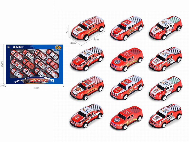 Light Alloy /Iron Pull Back Cars