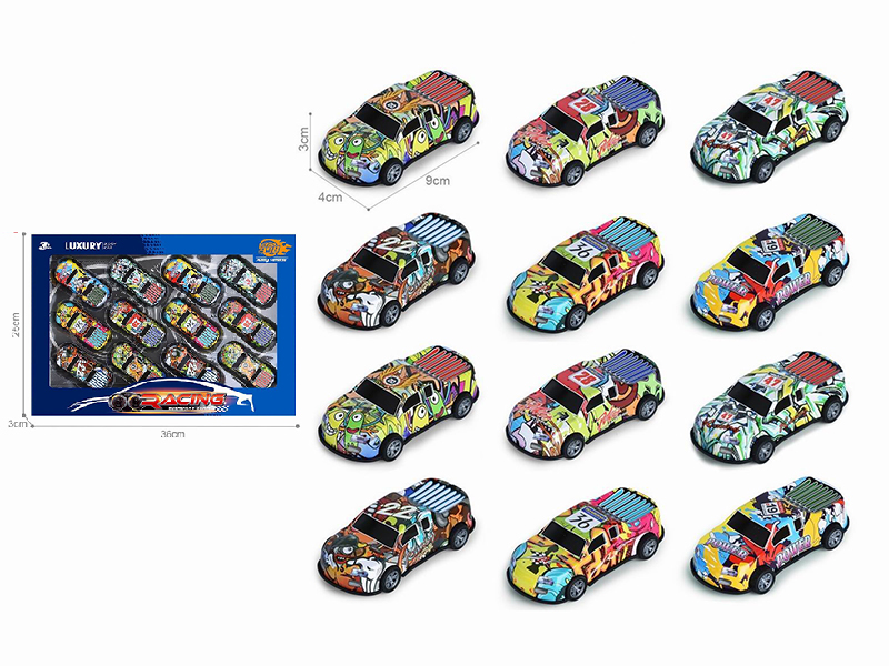 Light Alloy /Iron Pull Back Cars