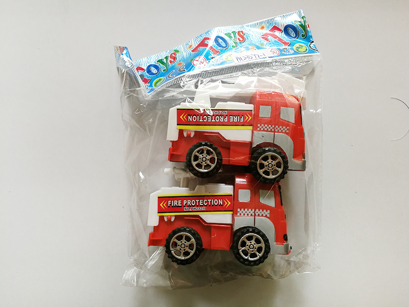 Pull Back Fire Engine 2pcs