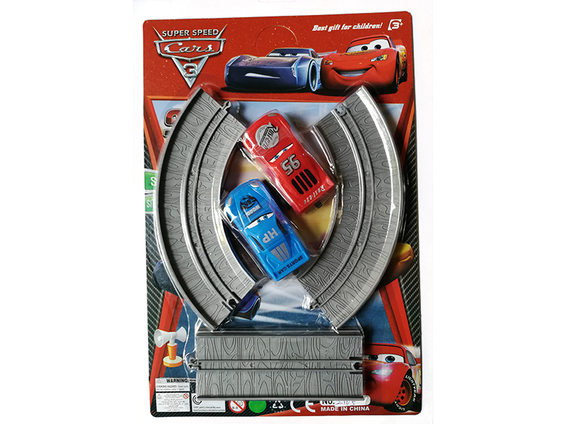 DIY Tracks + 2 Pull Back Cars