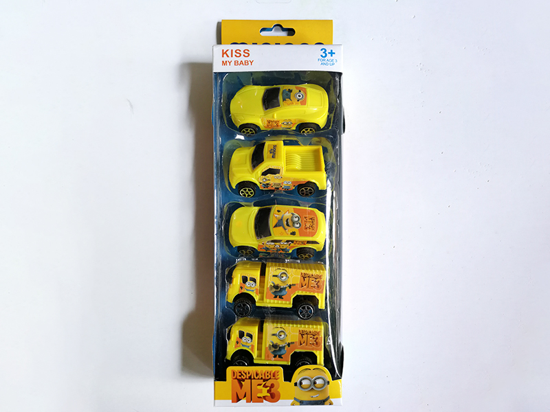 5 Pull Back Cars(Minions)