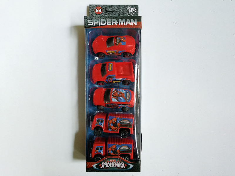5 Slide Cars(Spider-Man)
