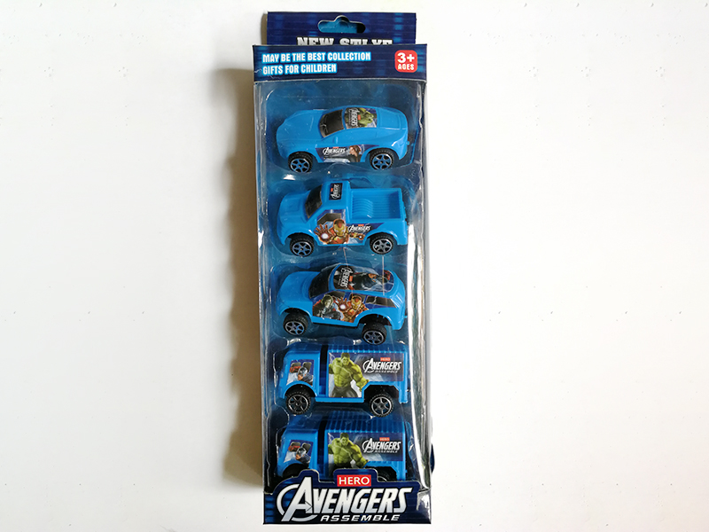 5 Slide Cars(The Avengers)
