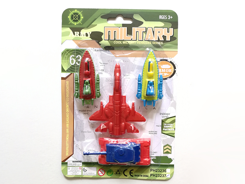 1 Slide Small Airplane + 1 Slide Tank + 2 Boats