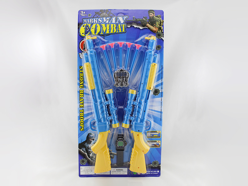 Double Needle Guns Set