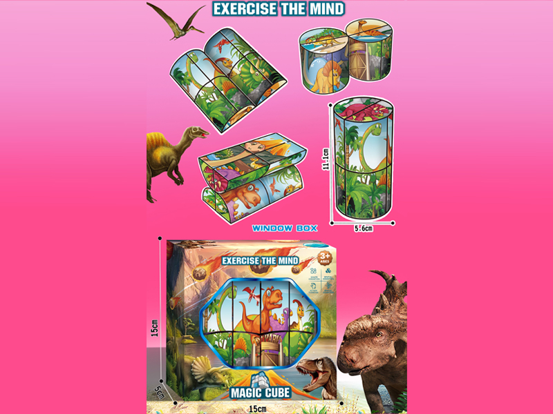 Dinosaur'S  Magic Cube Toy