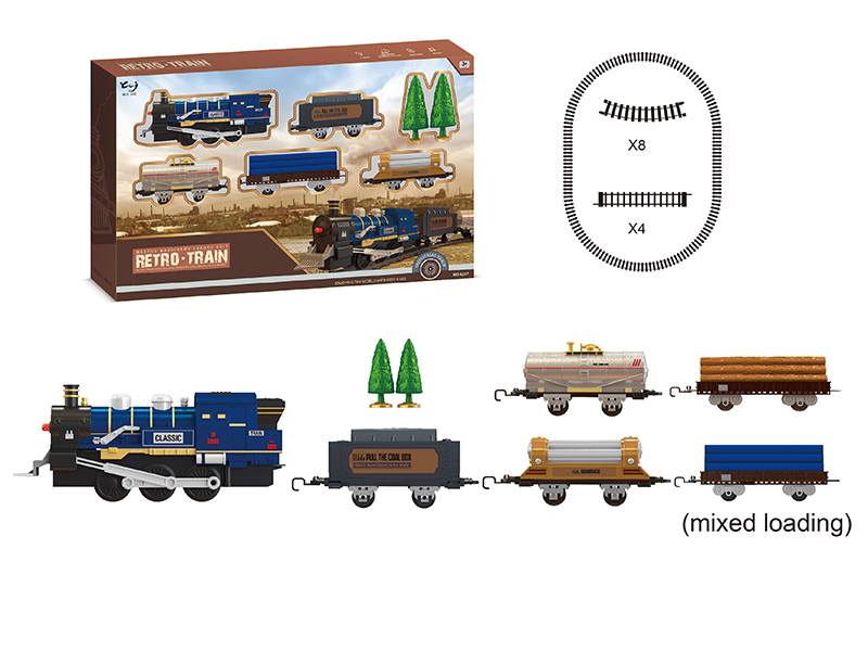 Rail Train With Spray,Lights And Train Sounds